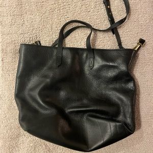 Madewell The Zip-Top Transport Carryall - Black